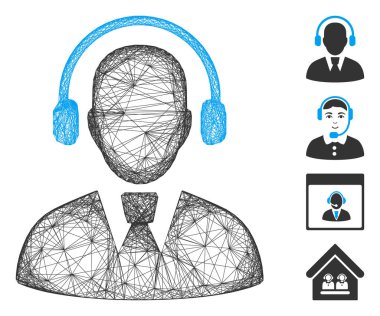 Ağ Çağrı Merkezi Operatörü Vektör Ağı