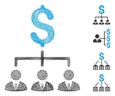 Net Banker Bağlantı Vektör Ağı