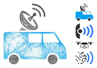 Ağ Radyo Kontrol Araç Vektör Ağı
