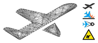 Yumurtadan Çıkan Uçak Kalkış Vektör Ağı