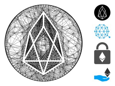 Yumurtadan Çıkan Eos Para Birimi Vektör Ağı