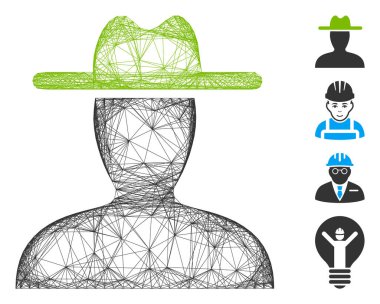 Ağ Çiftçi Vektör Ağı