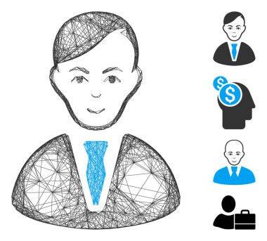 Ağ İşadamı Vektör Ağı