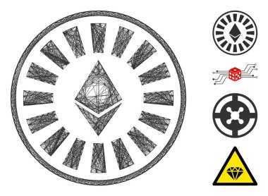 Doğrusal Ethereum Kumarhanesi Rulet Vektör Ağı