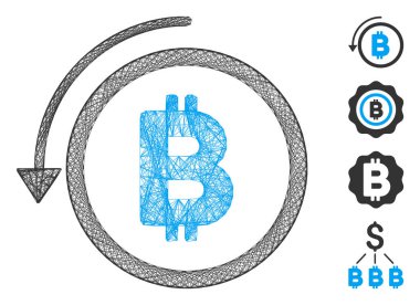 Doğrusal Geri Al Bitcoin Ödeme Vektör Ağı