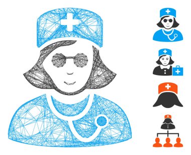 Ağ Kör Hemşire Vektör Ağı