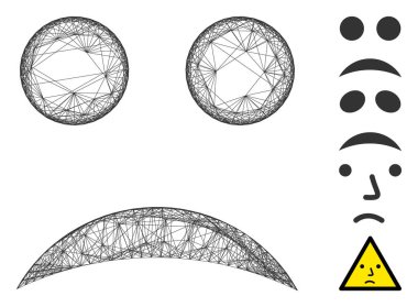 Ağ Üzücü Gülen Vektör Ağı