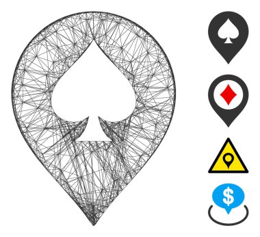 Doğrusal Maça Kumarhanesi İşaretleyici Vektör Ağı