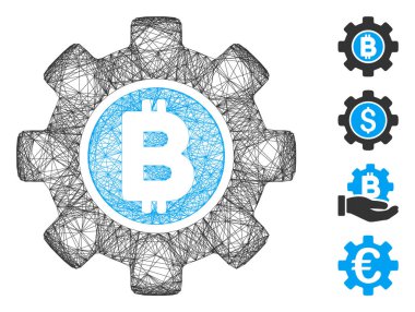 Doğrusal Bitcoin Geliştirme Gear Vektör Ağı