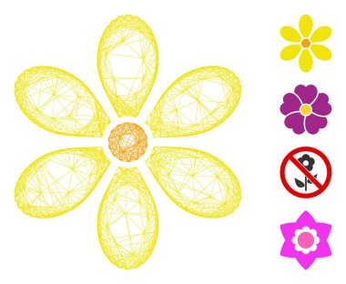 Yumurtadan Çıkan Çiçek Vektör Ağı