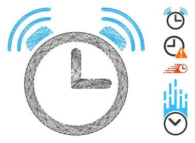 Yumurtadan Çıkan Alarm Saat Vektörü Ağı