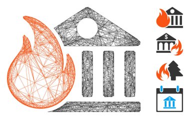 Yumurtadan Çıkan Banka Yangını Vektör Ağı