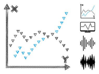 Ağ Noktalı Fonksiyonlar Çizim Vektörü Ağı