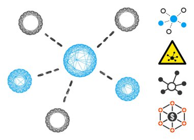 Ağ Sanal Bağlantı Vektör Ağı