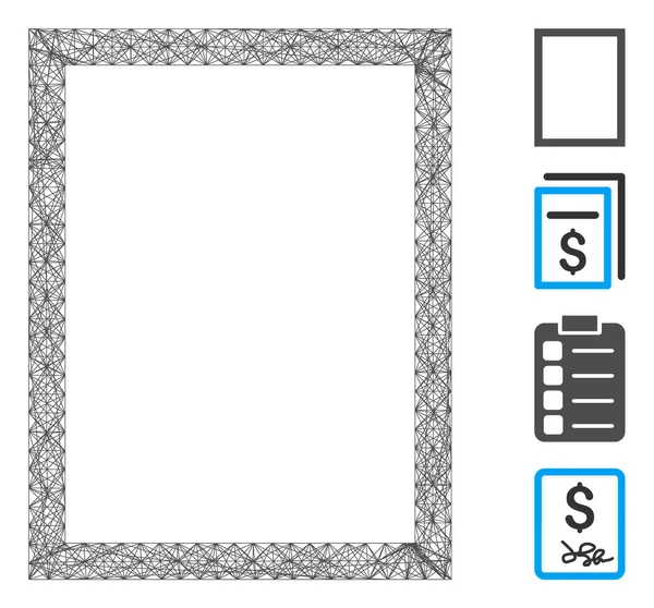 넷 페이지 벡터 메 쉬 — 스톡 벡터