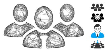 Ağ Takım Yöneticisi Vektör Ağı