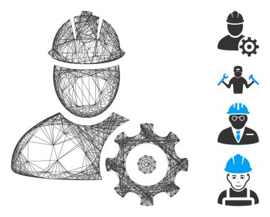 Doğrusal Servis Adamı Vektör Ağı