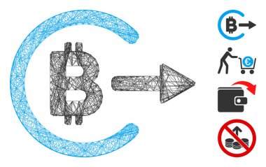 Yumurtadan Bitcoin Nakit Vektör Ağı