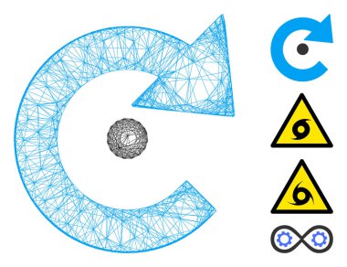 Ağ Döndürme Merkezi Vektör Ağı