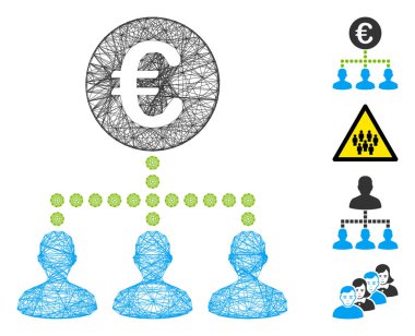 Doğrusal Euro Bank Personel Vektör Ağı