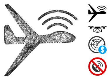 Ağ Radyo Kontrolü Uav Vektör Ağı