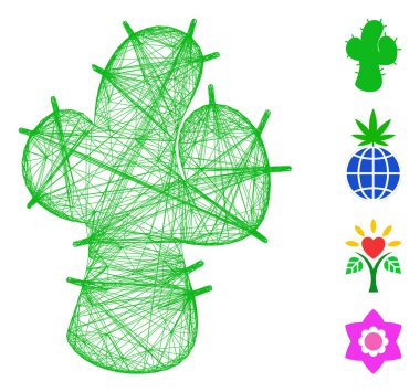 Net Cacti Vektör Ağı