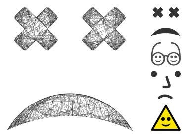 Ağ Körü Güleç Vektör Ağı