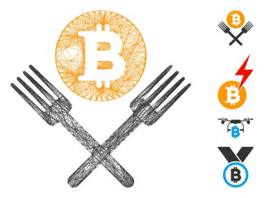 Doğrusal Bitcoin Çatal Vektör Ağı