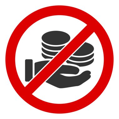 Düz Raster Para Ödeme Simgesi Yok