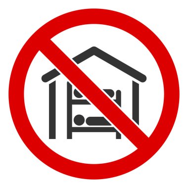 Düz Raster Hostel Simgesi Yok