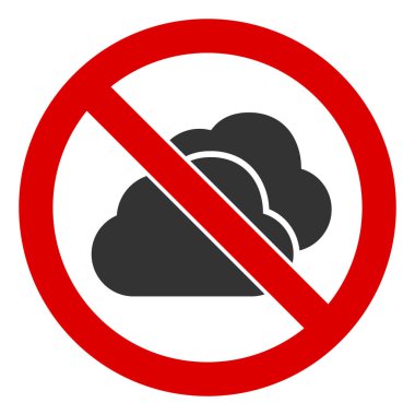 Düz Raster Bulutsuz Simge