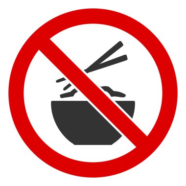 Düz Raster Çin Gıda Simgesi Yok