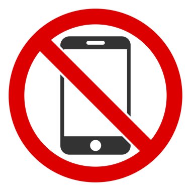 Düz Raster Akıllı Telefon Simgesi Yok