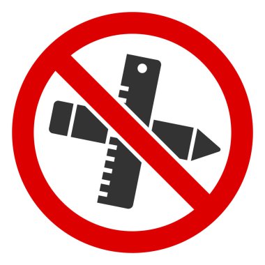 Düz Raster Çizim Aracı Yok Simgesi