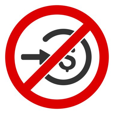 Düz Raster Para Simgesi Yok