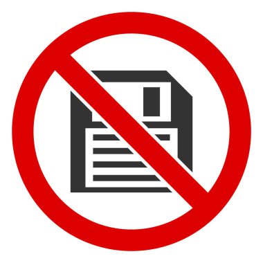 Düz Raster Disket Simgesi Yok