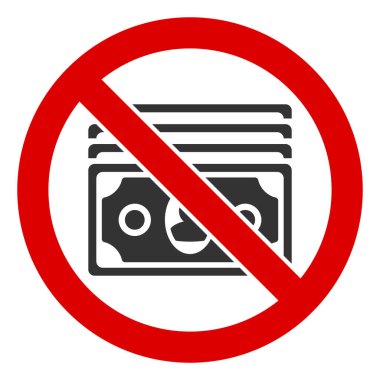 Düz Raster Banknotlar Simgesi Yok