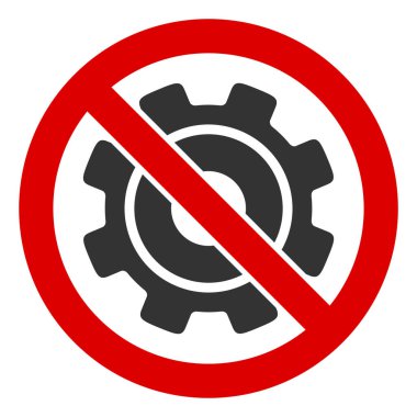 Düz Raster Mekanik Simgesi Yok