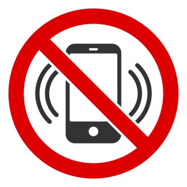 Düz Raster Akıllı Telefon Yok Simgeyi Arıyor