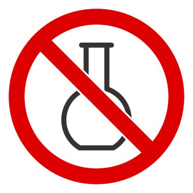 Düz Raster Boş Retort Simgesi Yok