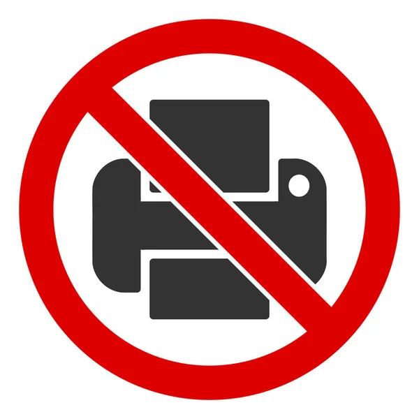 Vlakke raster zonder printpictogram — Stockfoto