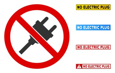 Dikdörtgen Çerçeveli Sözcüklerle Elektriksiz Düz Vektör İmzalama