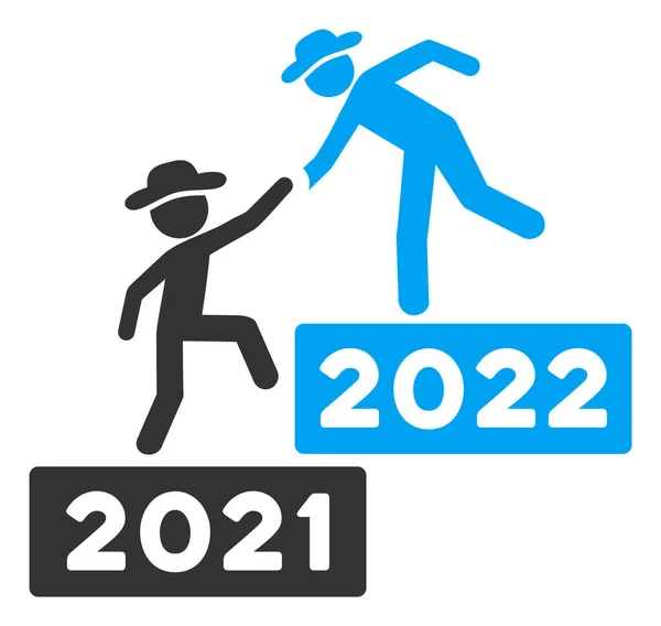 2022 Business Training Raster Flat Icon — стоковое фото