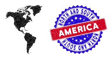 Güney ve Kuzey Amerika Üçgen Ağ ve Tehlike Damgası Mührü