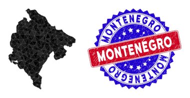 Karadağ Üçgen Ağ ve Tehlike İkili Damga Mührü Haritası