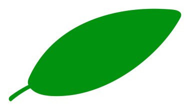 Düz Raster Kokain Yaprak Simgesi