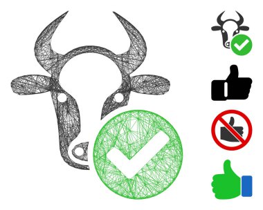 Ağ İnek Geçerli Vektör Ağı