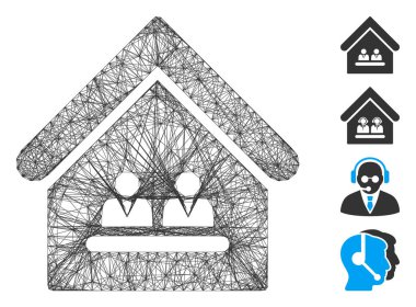 Yumurtadan Çıkan Yönetim Ofisi Vektör Ağı