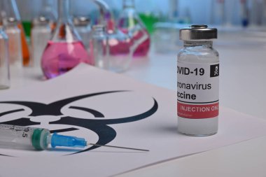 Kimyasal Test Laboratuvarında Biyolojik Tehlike Yeraltı Aşısı