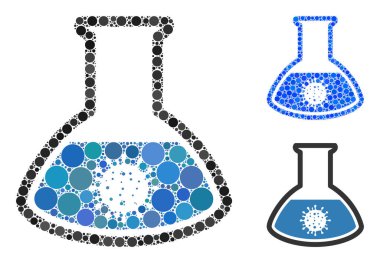 Çember Kapsamlı Analiz Kutusu Simgesi Mozaiği